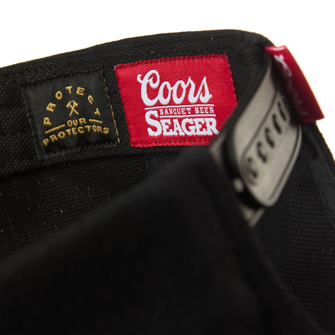 Seager x Coors Banquet Brave Snapback Black - Sun Diego Boardshop