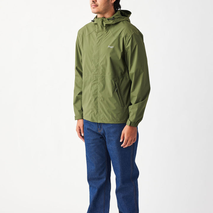 Seager Thundercloud Rain Jacket - OLIVE - Sun Diego Boardshop
