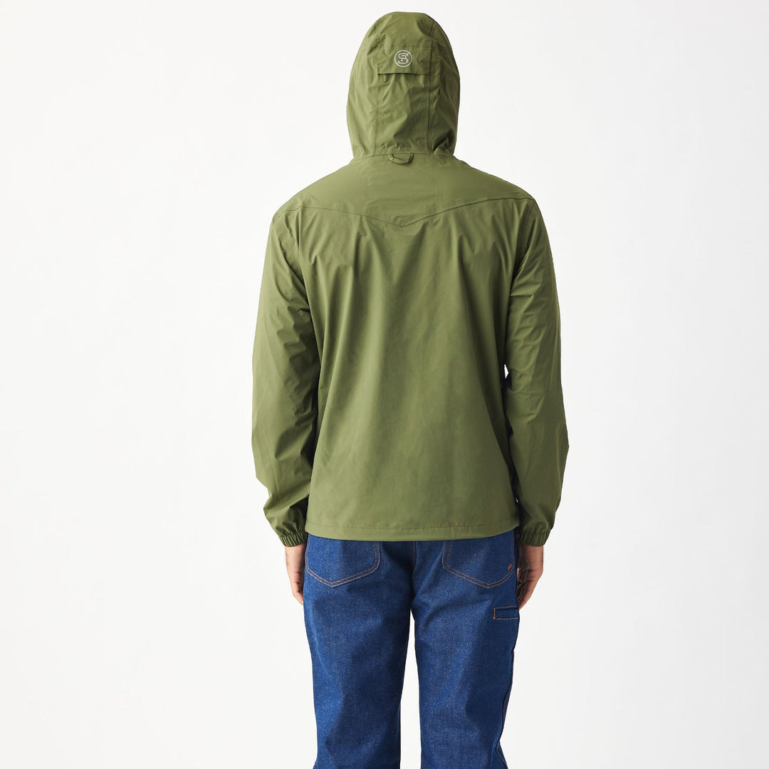 Seager Thundercloud Rain Jacket - OLIVE - Sun Diego Boardshop