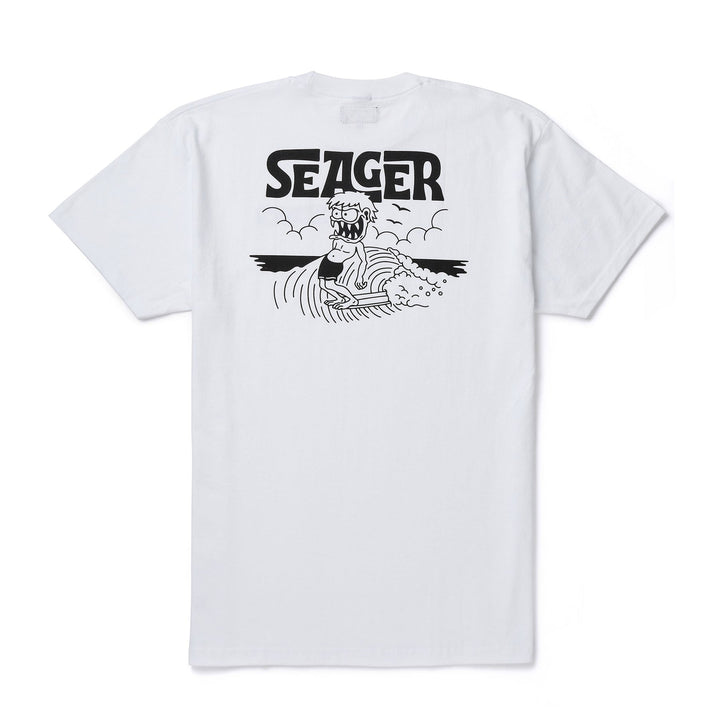 SEAGER Pocket Creep Tee - WHITE - Sun Diego Boardshop