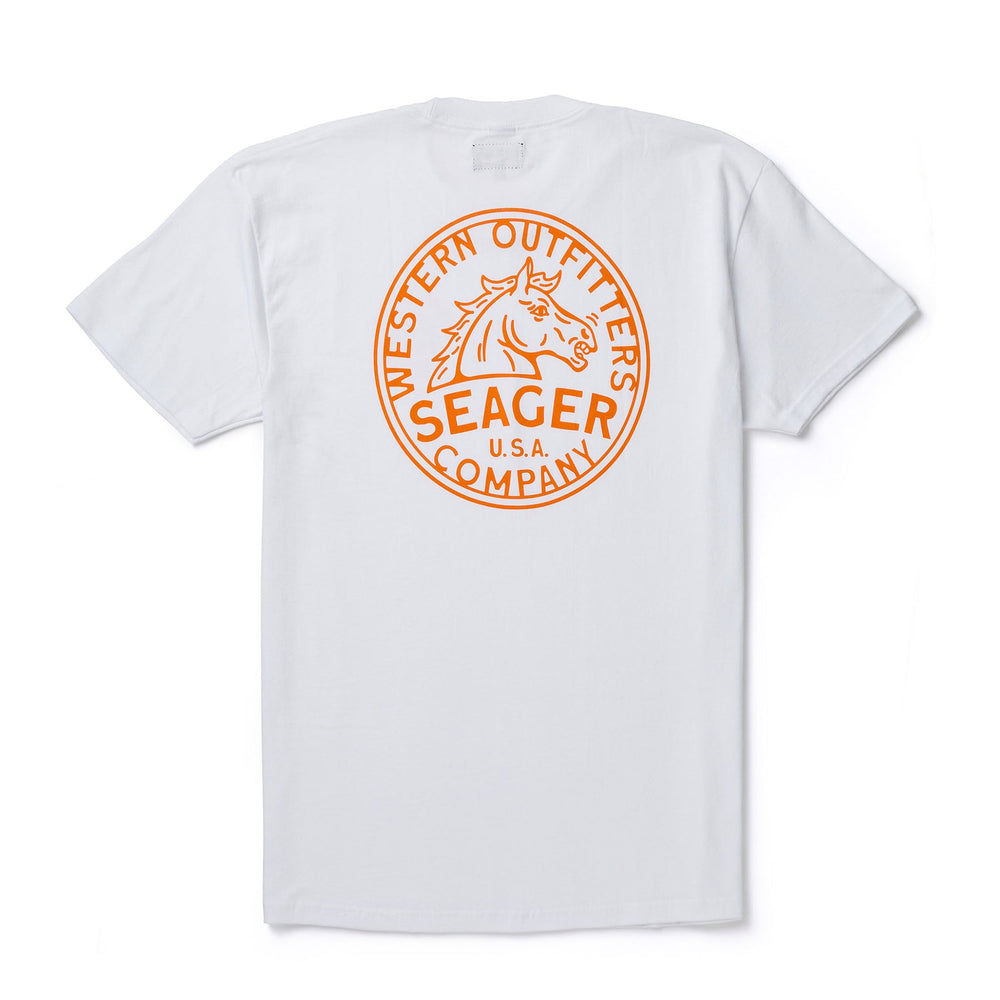 SEAGER Stang Tee - WHITE - Sun Diego Boardshop