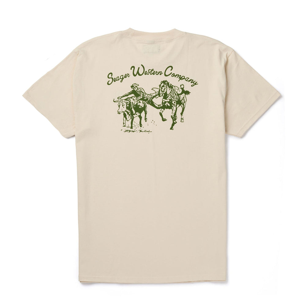 SEAGER Los Rios Tee - VINTAGE WHITE - Sun Diego Boardshop