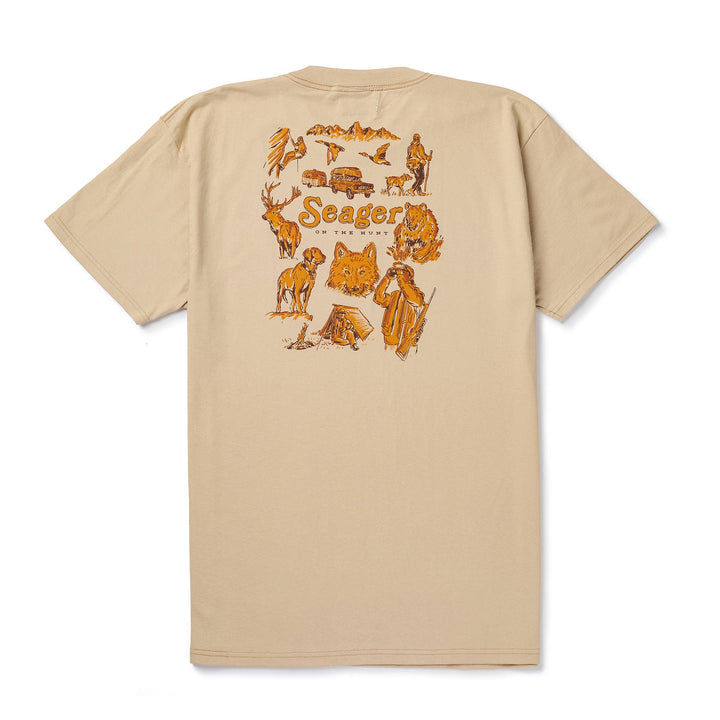 SEAGER On The Hunt Tee - CREAM - Sun Diego Boardshop