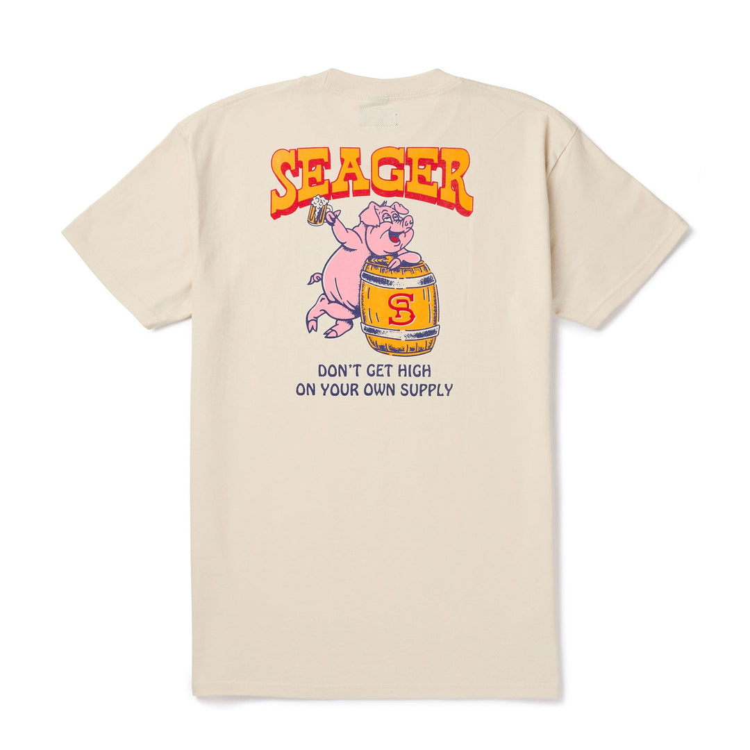 SEAGER Hog High Tee - VINTAGE WHITE - Sun Diego Boardshop