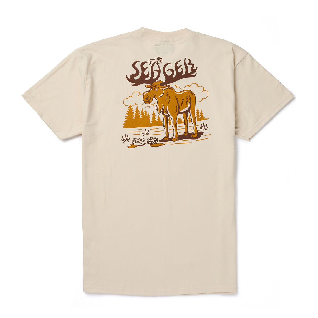 SEAGER Tipsy Moose Tee - VINTAGE WHITE - Sun Diego Boardshop