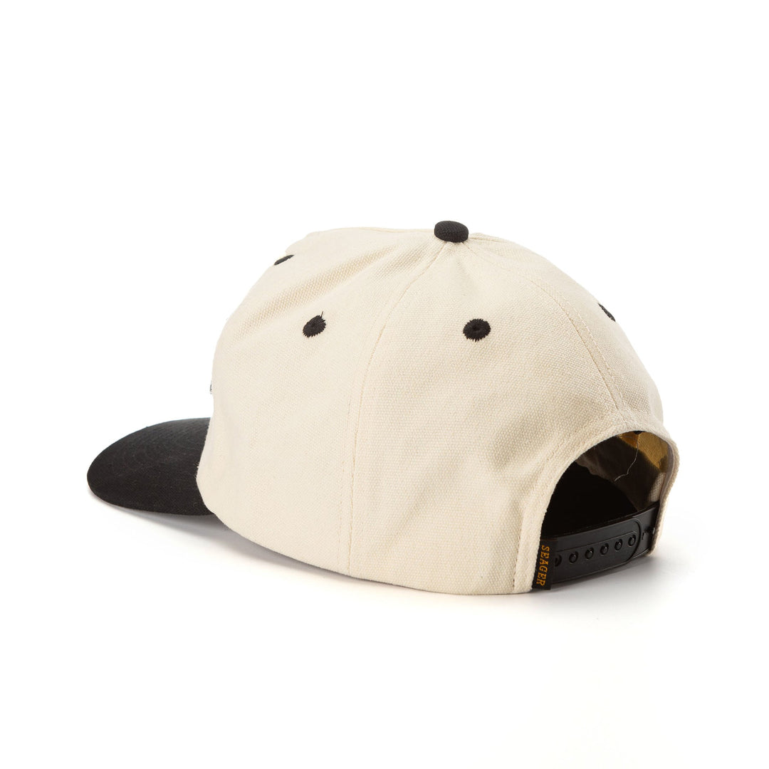 SEAGER Wilson Snapback - BLACK/WHITE - Sun Diego Boardshop