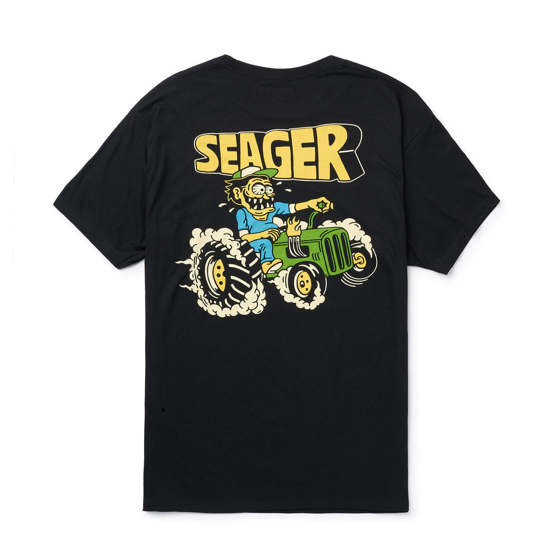 SEAGER SLOW & FURIOUS TEE - BLACK - Sun Diego Boardshop