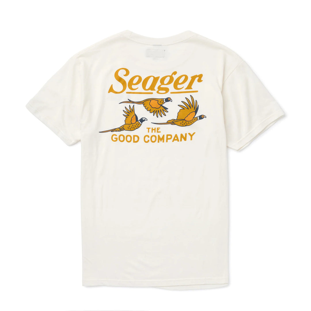 SEAGER Ruffie Company Tee - VINTAGE WHITE - Sun Diego Boardshop