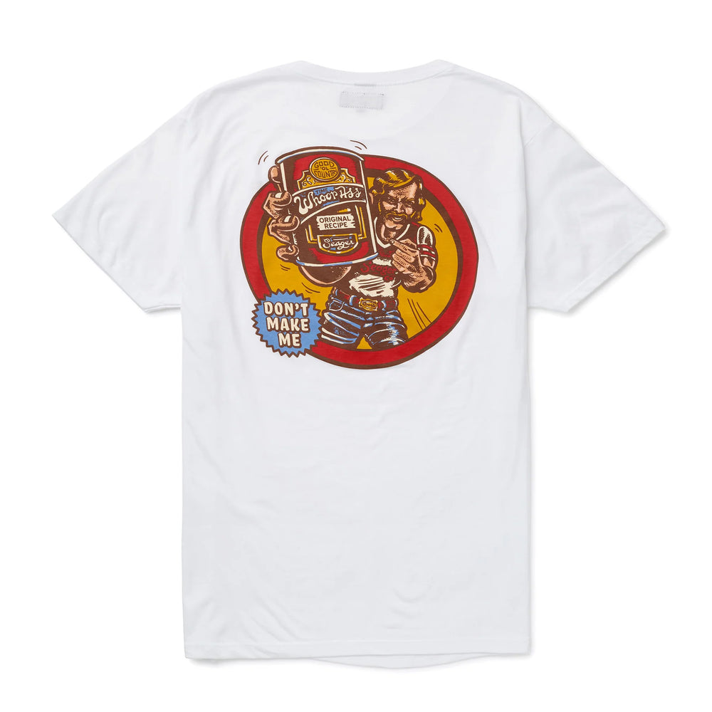 SEAGER Whoop Ass Tee - WHITE - Sun Diego Boardshop