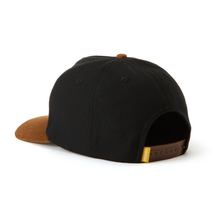 SEAGER Buckle Snapback - BLACK BROWN - Sun Diego Boardshop