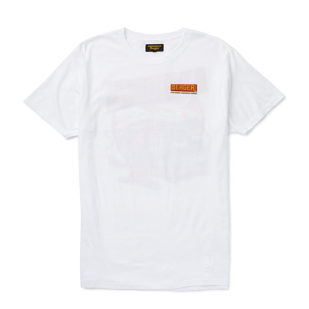 SEAGER TRUCKING TEE - WHITE - Sun Diego Boardshop