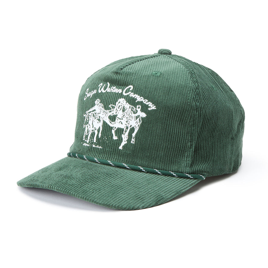Seager Los Rios Corduroy Snapback - Natural Green - Sun Diego Boardshop