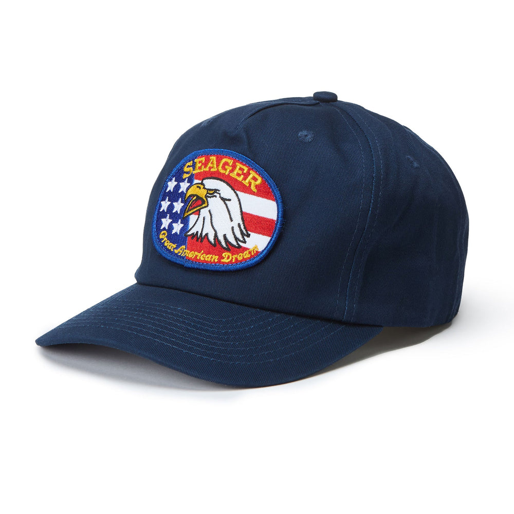 SEAGER GREAT AMERICAN DREAM SNAPBACK - NAVY - Sun Diego Boardshop