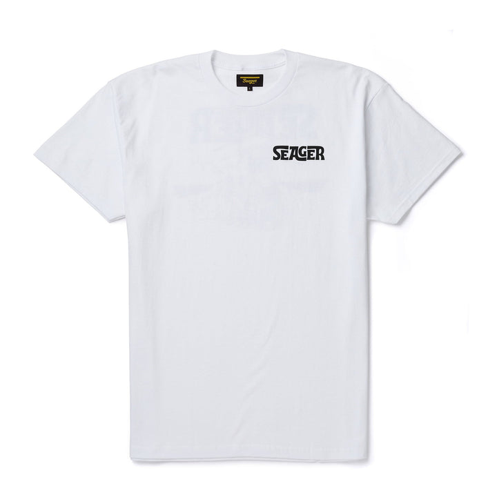 SEAGER Pocket Creep Tee - WHITE - Sun Diego Boardshop