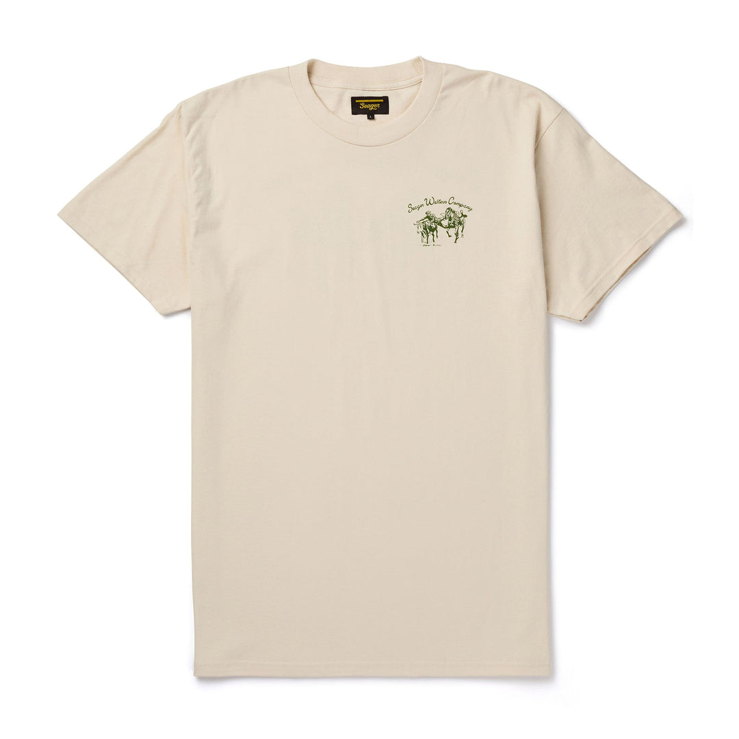 SEAGER Los Rios Tee - VINTAGE WHITE - Sun Diego Boardshop