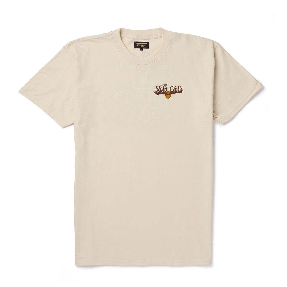SEAGER Tipsy Moose Tee - VINTAGE WHITE - Sun Diego Boardshop