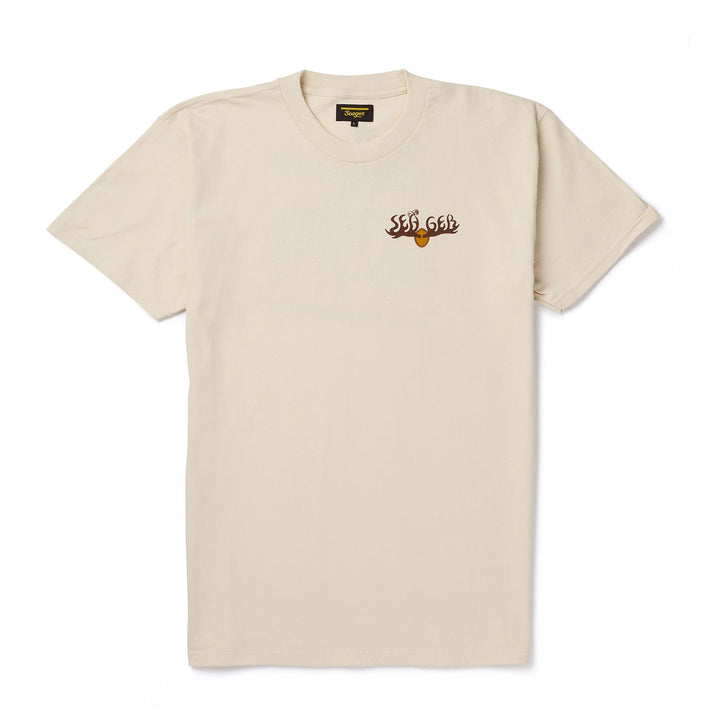 SEAGER Tipsy Moose Tee - VINTAGE WHITE - Sun Diego Boardshop