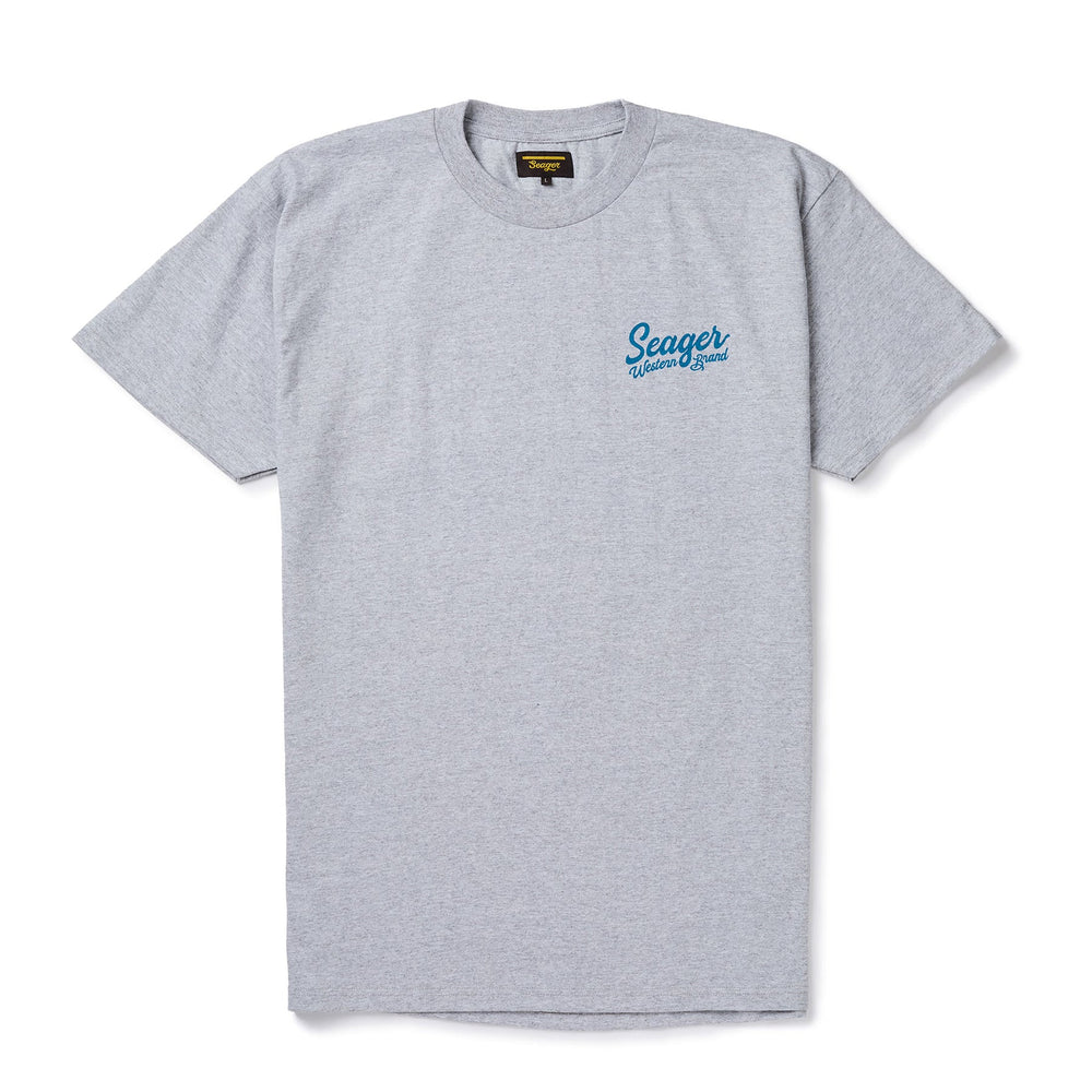 SEAGER Ponder Tee - HEATHER GRAY - Sun Diego Boardshop