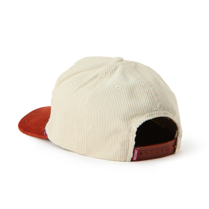 SEAGER Los Rios Corduroy Snapback - CREAM RUST - Sun Diego Boardshop