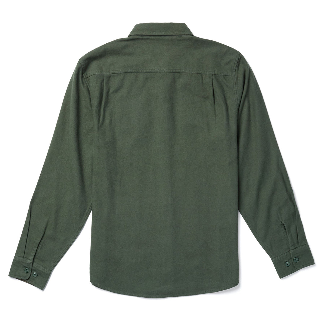 SEAGER Calico Flannel - DARK MOSS - Sun Diego Boardshop