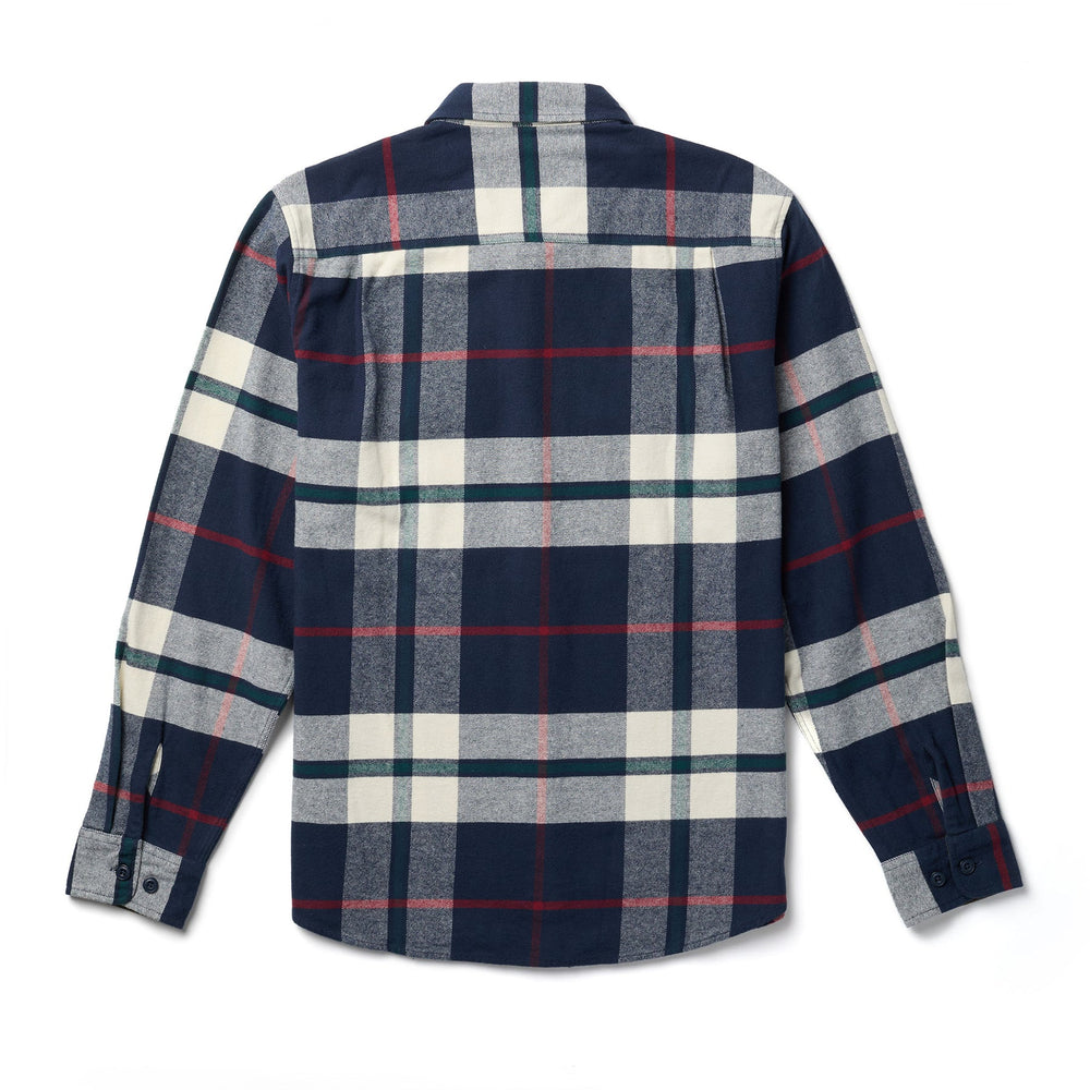 SEAGER Calico Flannel - NAVY BIG PLAID - Sun Diego Boardshop