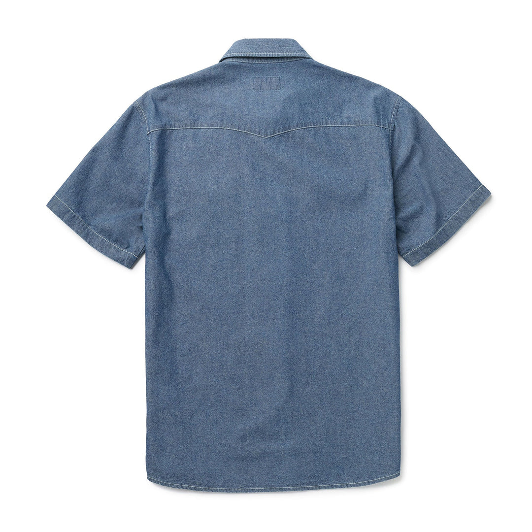 SEAGER Reagan Pearl Snap S/S - LIGHT USED WASH - Sun Diego Boardshop
