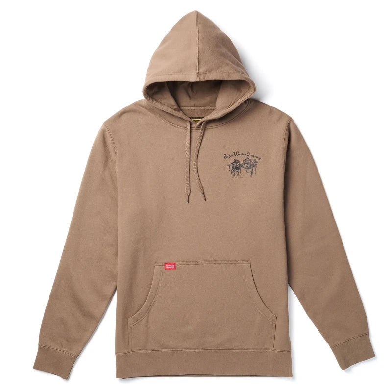 Seager Los Rios Mid-Weight Hoodie - WALNUT - Sun Diego Boardshop