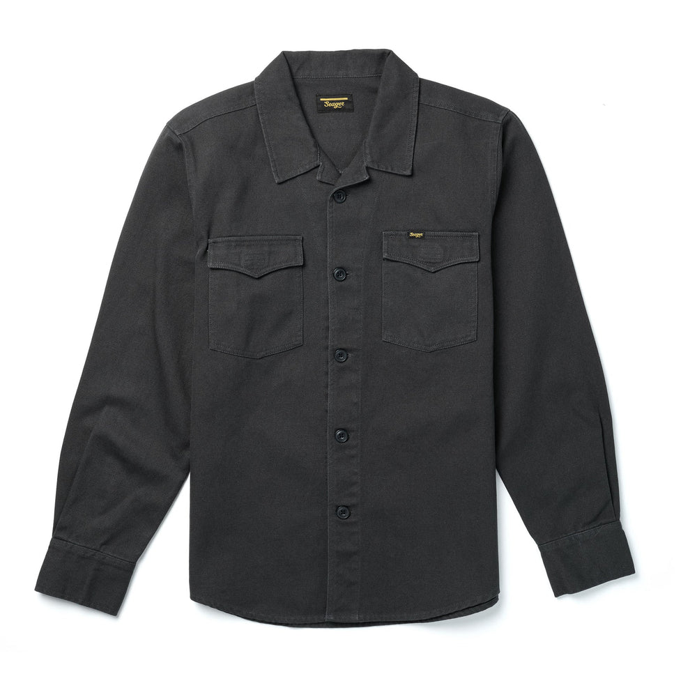 SEAGER Wildland Overshirt - WASHED BLACK - Sun Diego Boardshop