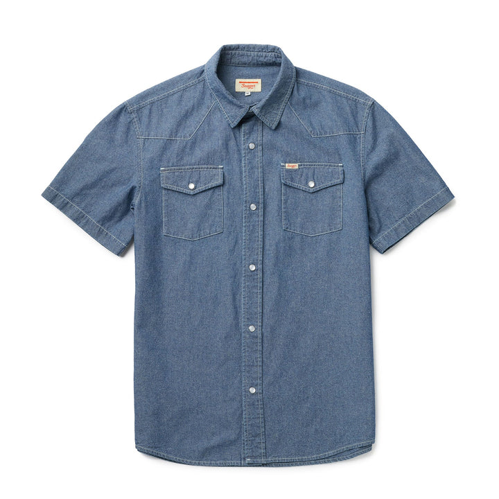 SEAGER Reagan Pearl Snap S/S - LIGHT USED WASH - Sun Diego Boardshop