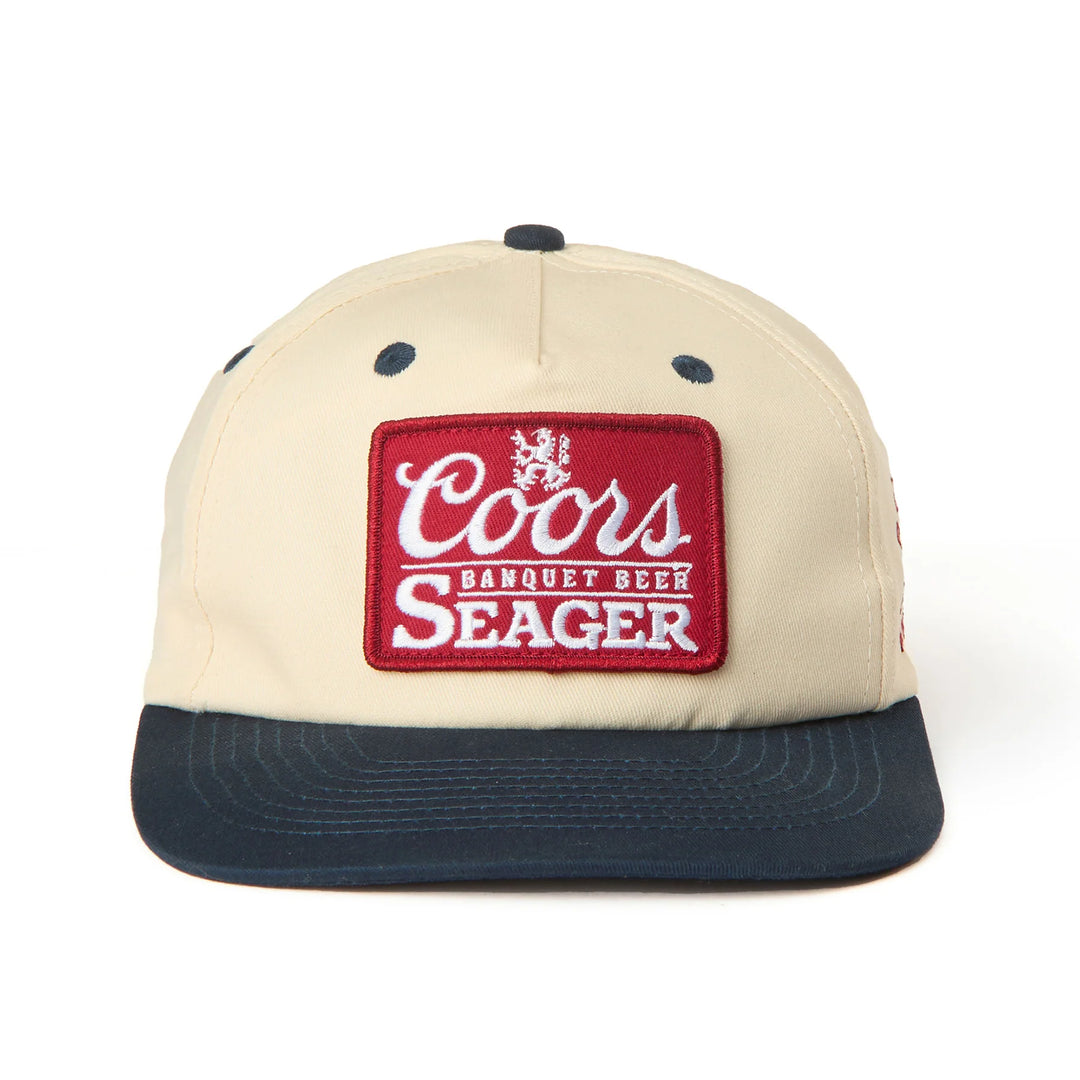 Seager x Coors Banquet P.O.P. Snapback Cream/Navy - Sun Diego Boardshop