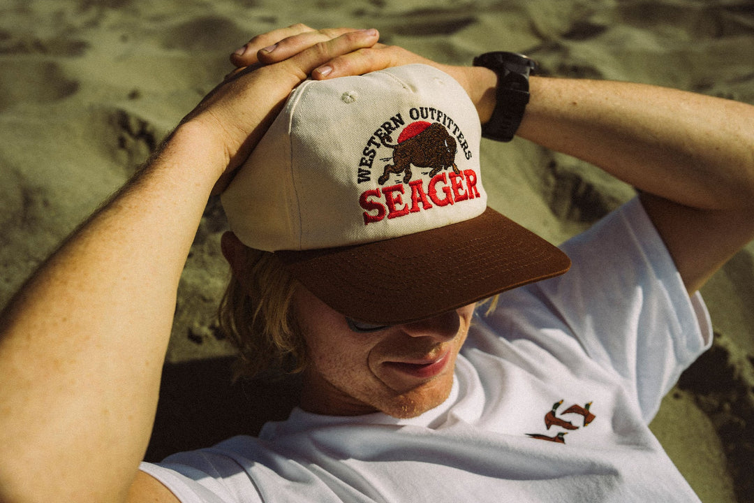 SEAGER Ride for the Brand Snapback - CREAM BROWN - Sun Diego Boardshop