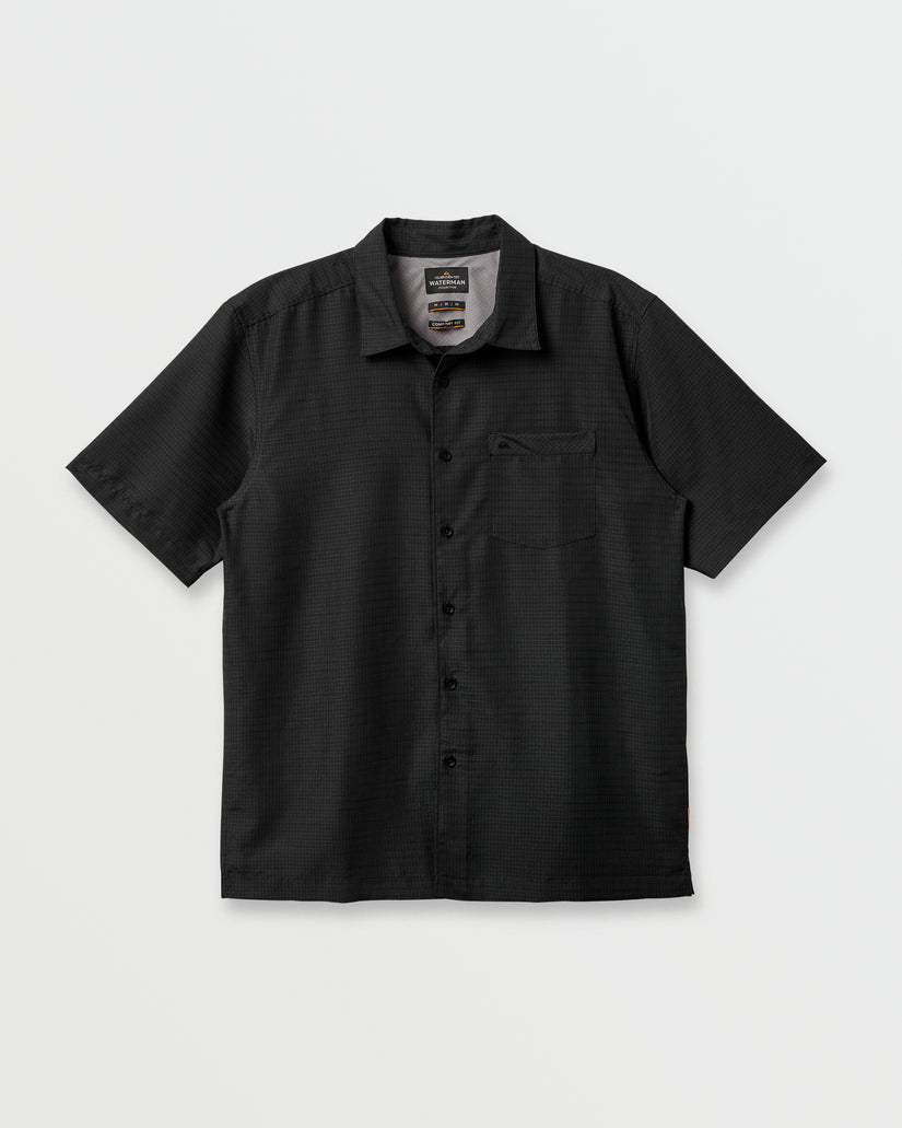 Quiksilver Waterman Centinela Premium Anti-Wrinkle Shirt - Black - Sun Diego Boardshop