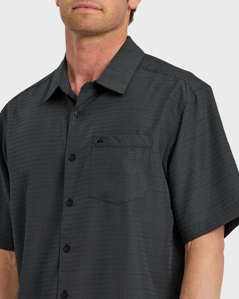 Quiksilver Waterman Centinela Premium Anti-Wrinkle Shirt - Black - Sun Diego Boardshop