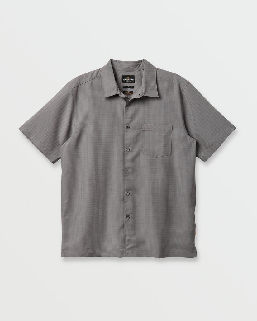 Quiksilver Waterman Centinela Premium Anti-Wrinkle Shirt - Grey - Sun Diego Boardshop