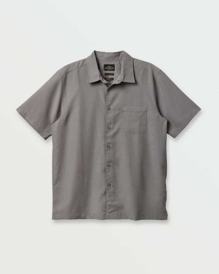 Quiksilver Waterman Centinela Premium Anti-Wrinkle Shirt - Grey - Sun Diego Boardshop