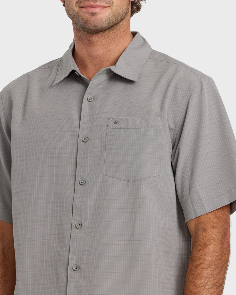 Quiksilver Waterman Centinela Premium Anti-Wrinkle Shirt - Grey - Sun Diego Boardshop