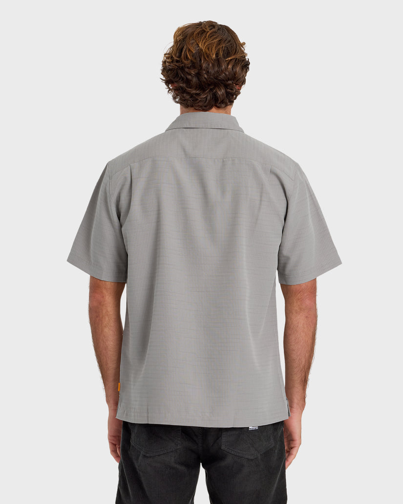 Quiksilver Waterman Centinela Premium Anti-Wrinkle Shirt - Grey - Sun Diego Boardshop