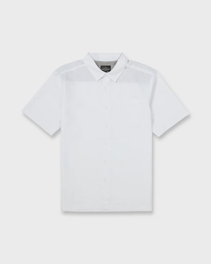 Quiksilver Waterman Waterman Centinela Premium Anti-Wrinkle Shirt - White - Sun Diego Boardshop