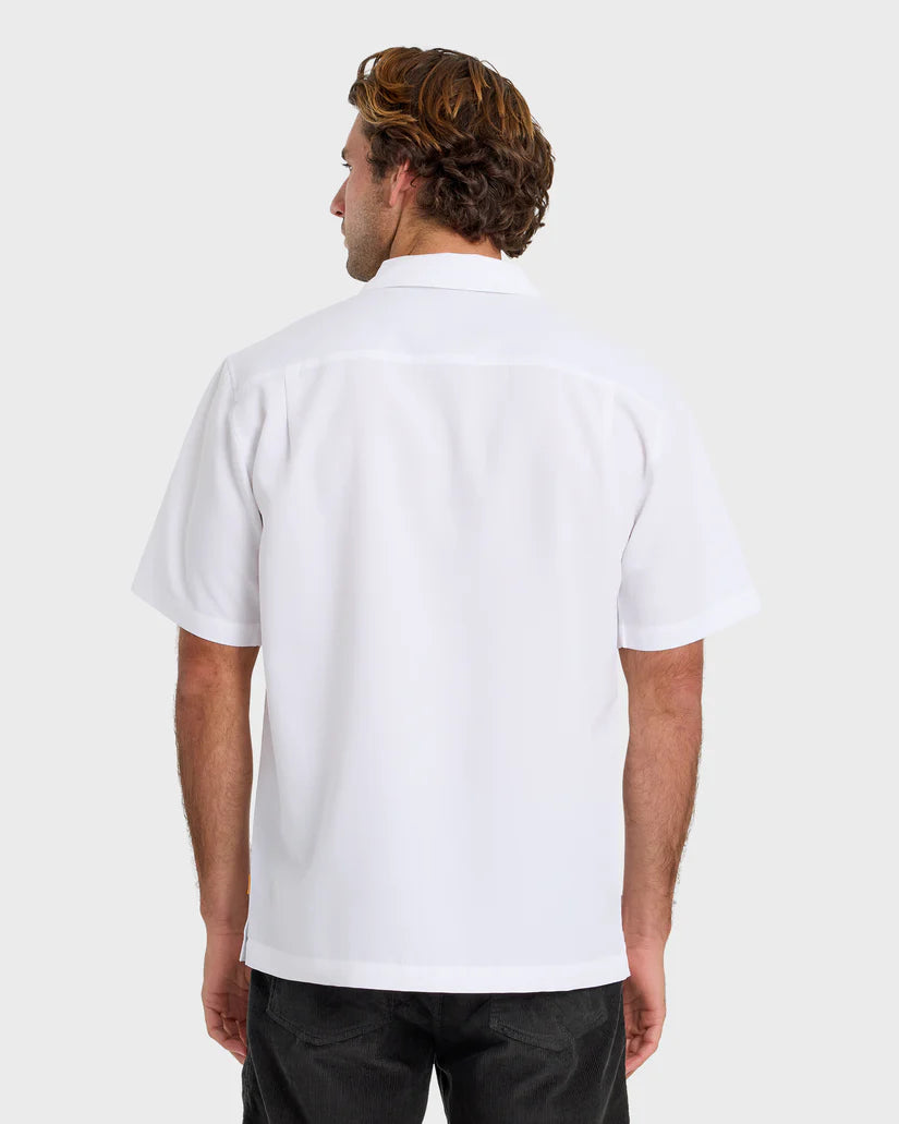 Quiksilver Waterman Waterman Centinela Premium Anti-Wrinkle Shirt - White - Sun Diego Boardshop