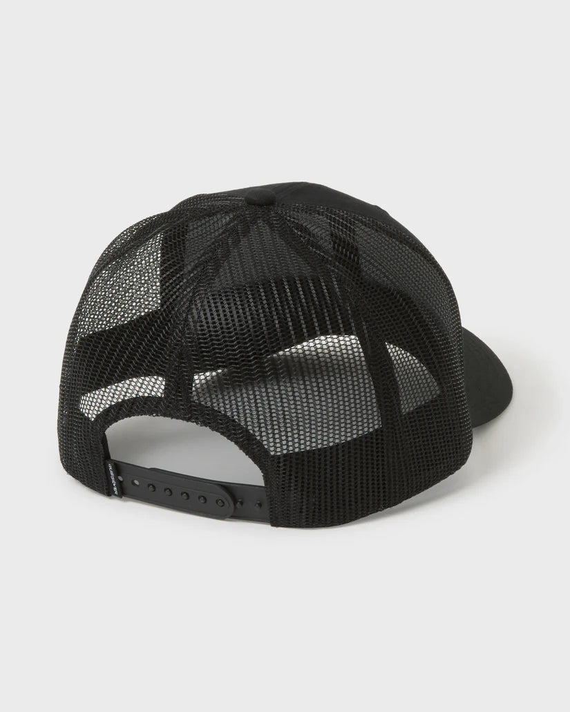 Quiksilver Suns Out Cotton Chino Twill Trucker Hat - Black - Sun Diego Boardshop