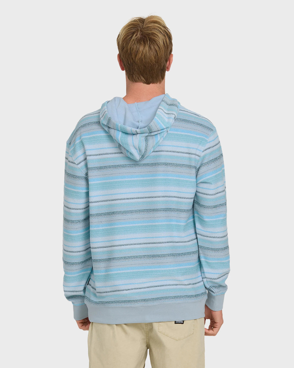 Quiksilver Men's Great Otway Pullover Hoodie - Crystal Seas - Sun Diego Boardshop