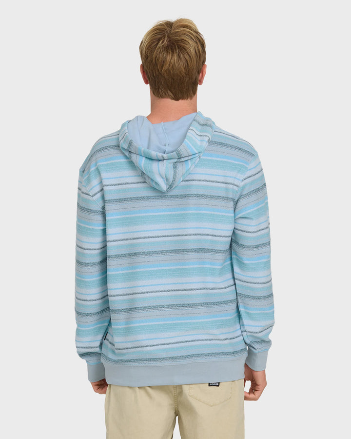 Quiksilver Men's Great Otway Pullover Hoodie - Crystal Seas - Sun Diego Boardshop