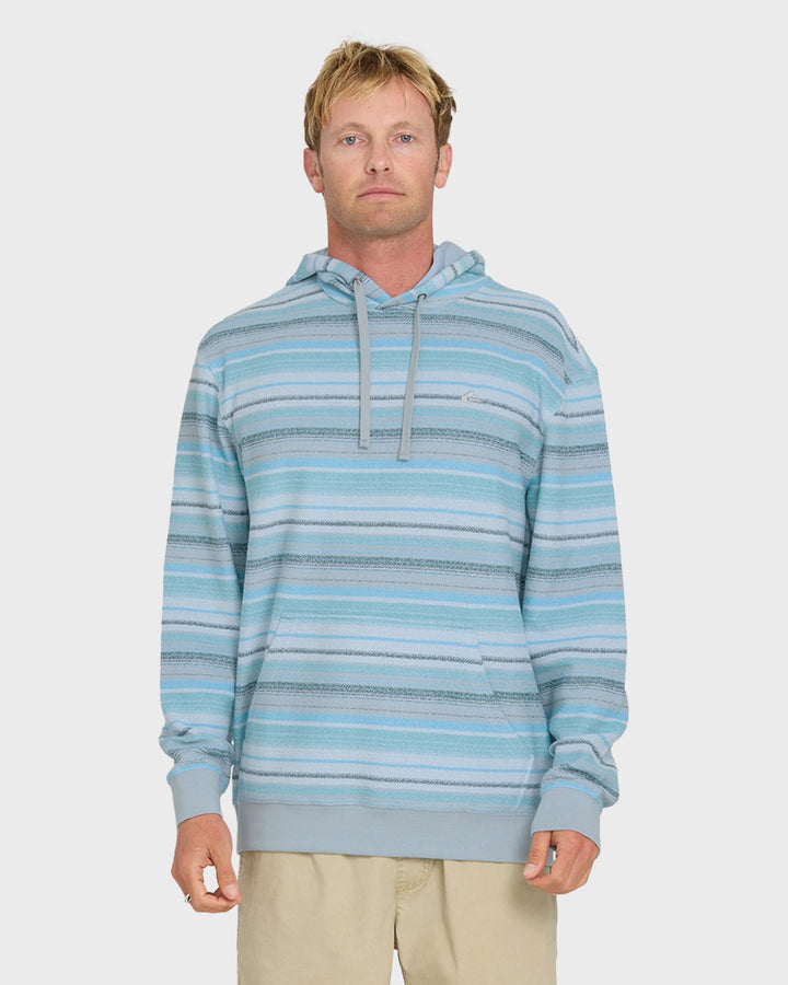 Quiksilver Men's Great Otway Pullover Hoodie - Crystal Seas - Sun Diego Boardshop