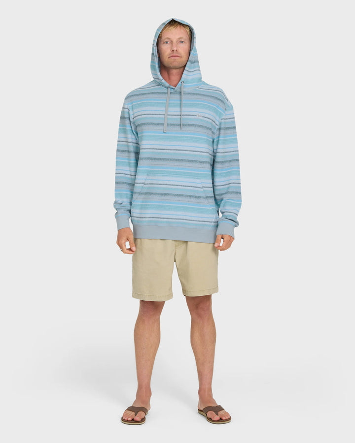 Quiksilver Men's Great Otway Pullover Hoodie - Crystal Seas - Sun Diego Boardshop