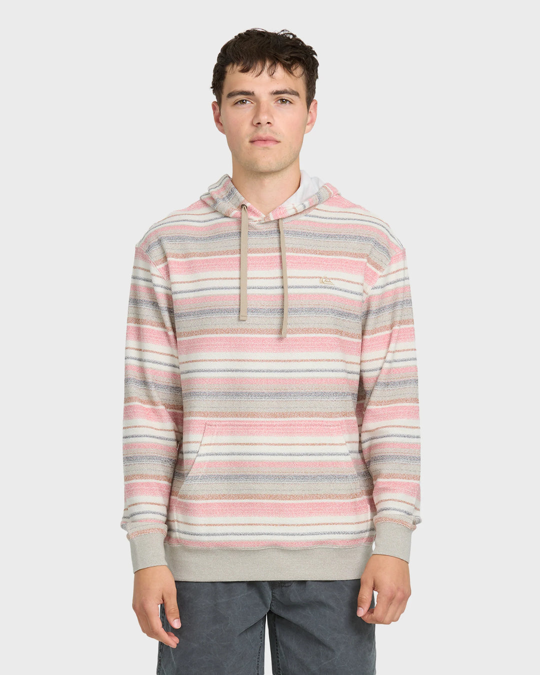 Quiksilver Men's Great Otway Pullover Hoodie - Tobacco - Sun Diego Boardshop