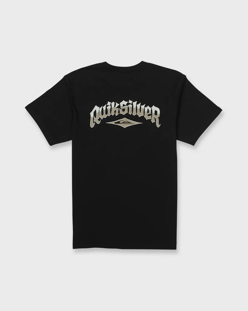 Quiksilver Diamond Arch Classic Short Sleeve T-Shirt - Black - Sun Diego Boardshop