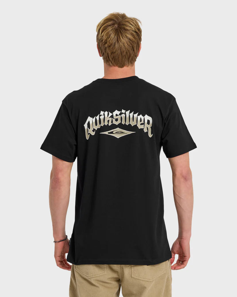 Quiksilver Diamond Arch Classic Short Sleeve T-Shirt - Black - Sun Diego Boardshop