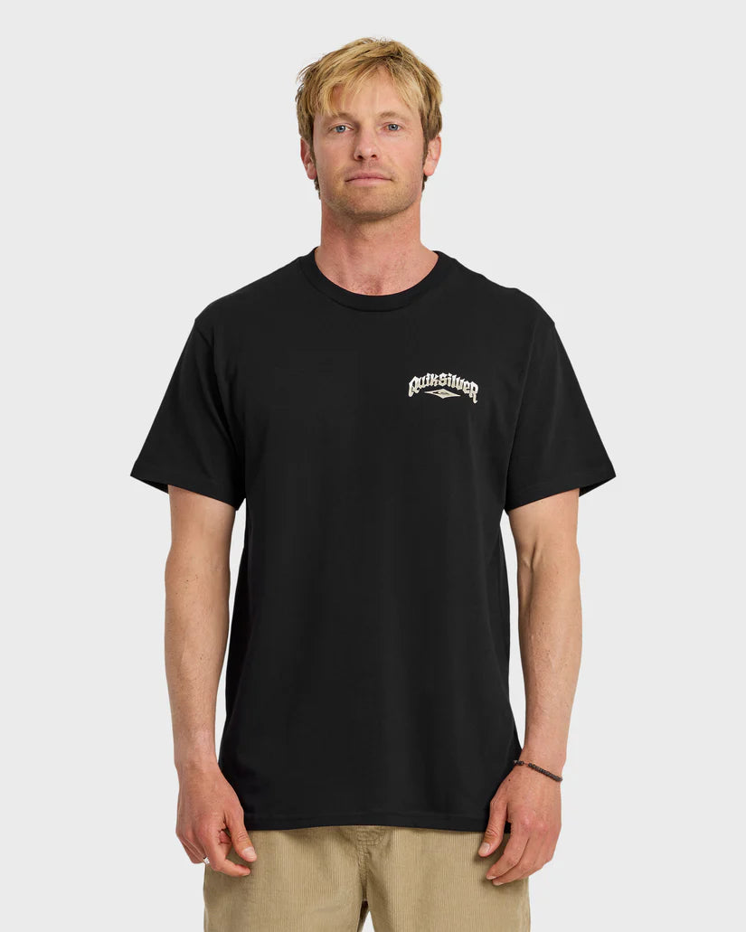 Quiksilver Diamond Arch Classic Short Sleeve T-Shirt - Black - Sun Diego Boardshop