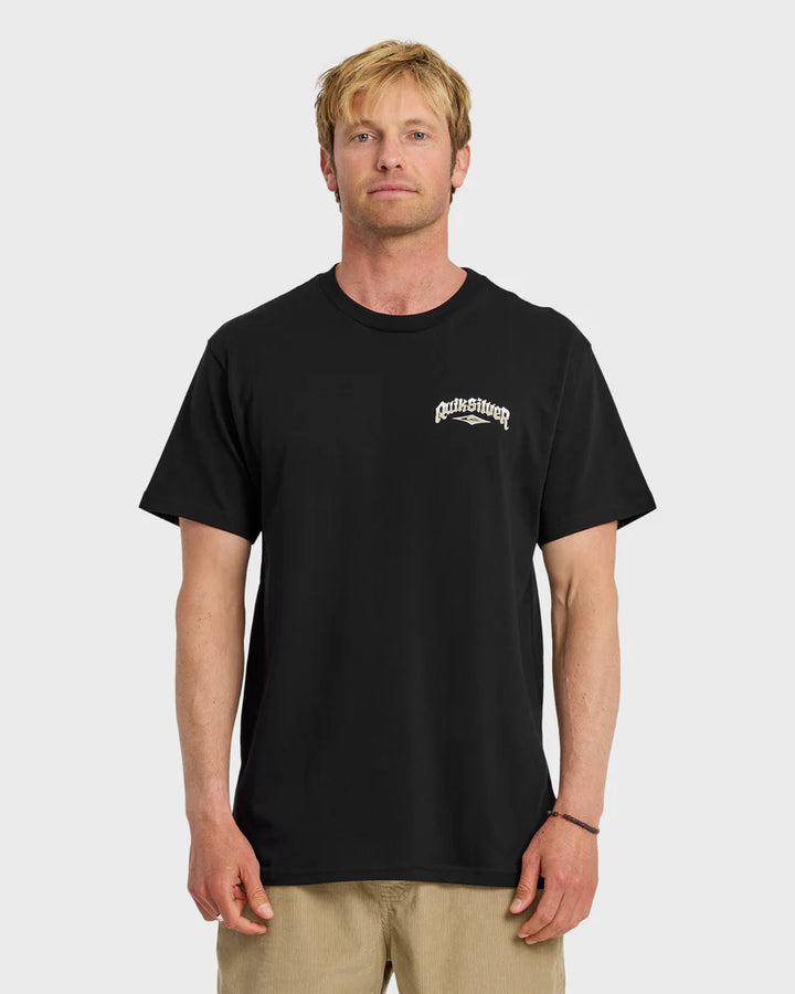 Quiksilver Diamond Arch Classic Short Sleeve T-Shirt - Black - Sun Diego Boardshop