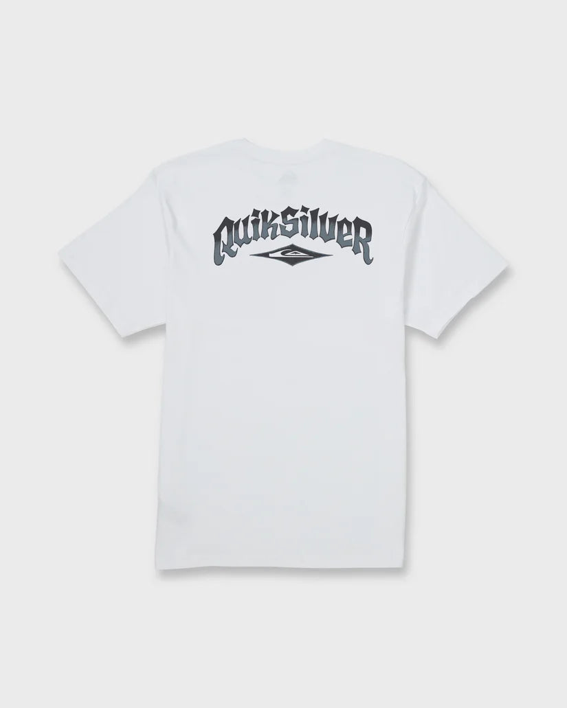 Quiksilver Diamond Arch Classic Short Sleeve T-Shirt - White - Sun Diego Boardshop